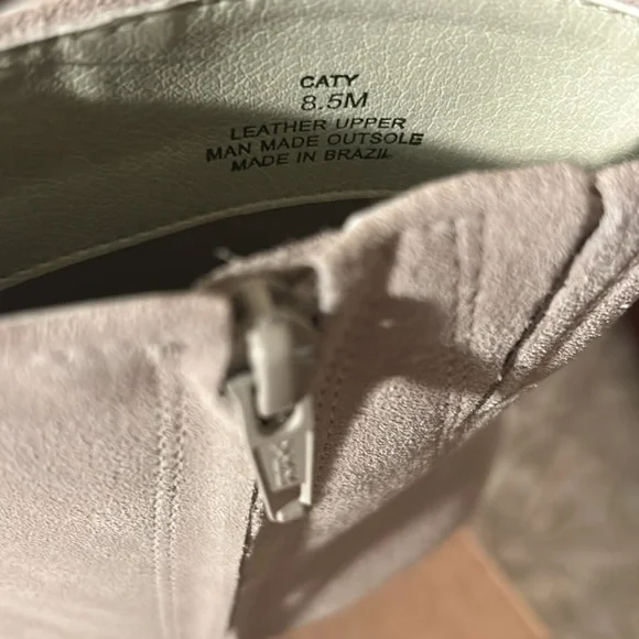 Matisse Ecru Suede Caty Boots Women’s 8.5 Cowboy Boots Western Cream NIB - Picture 10 of 14